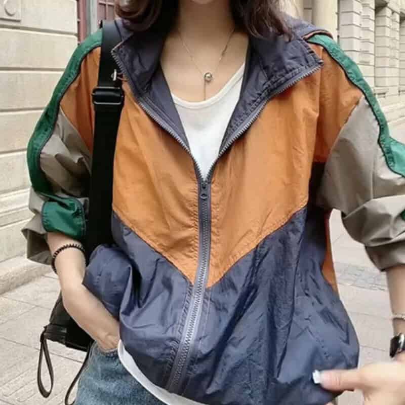 Women's Winter Color Block Parka