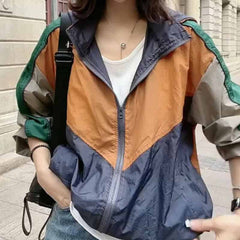 Women's Winter Color Block Parka