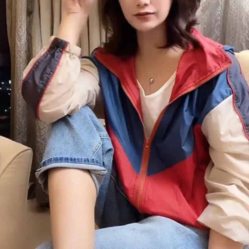 Women's Winter Color Block Parka