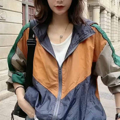 Women's Winter Color Block Parka