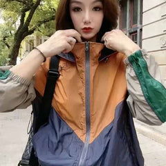 Women's Winter Color Block Parka