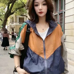 Women's Winter Color Block Parka