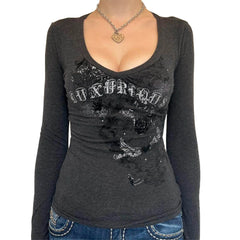 Y2K Grunge Harajuku Crop Top