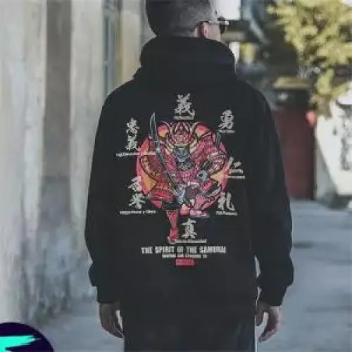 Designer Hoodie Demon Samuray Style Wonderful Gift
