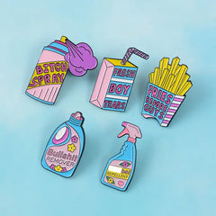 Detergents Pin Collection Brooch