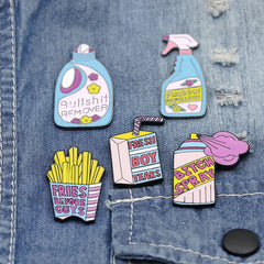 Detergents Pin Collection Brooch