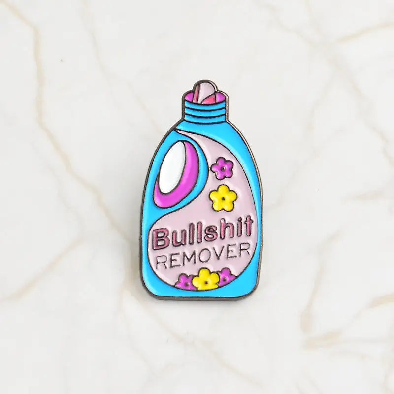 Detergents Pin Collection Brooch