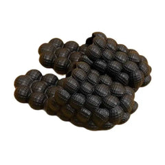 Detox Reflexology Massage Slippers Non Slip Euro Size Black