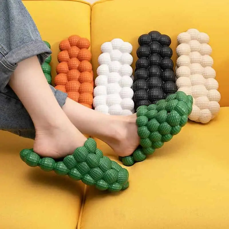 Detox Reflexology Massage Slippers Non Slip Euro Size