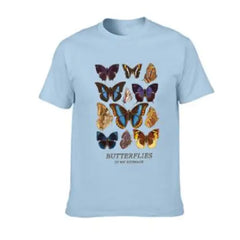 Different Color Butterfly T-Shirt