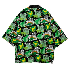 Dinosaur Cartoon Loose Kimono