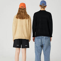 Dinosaur Knitted Oversize Sweatshirt for Casual Wear