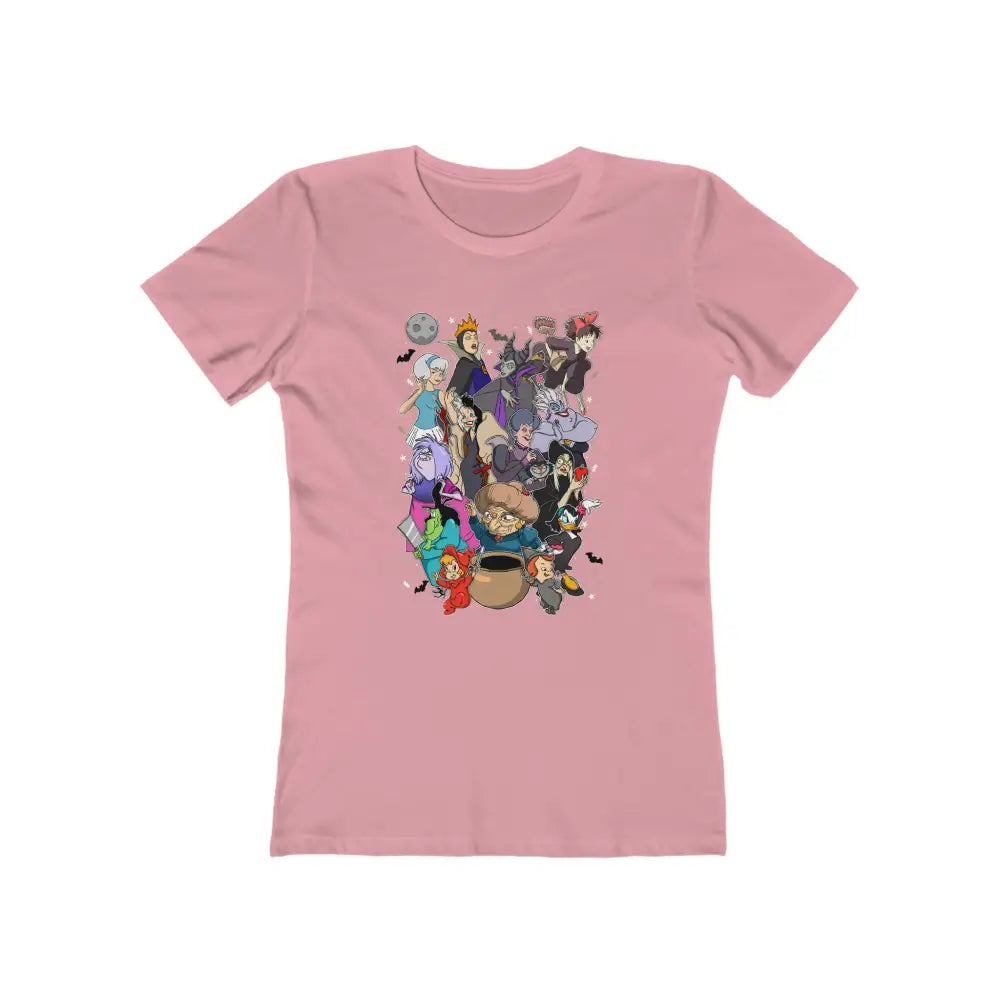 Disney Witches T-Shirts for Fans Solid Light Pink / S