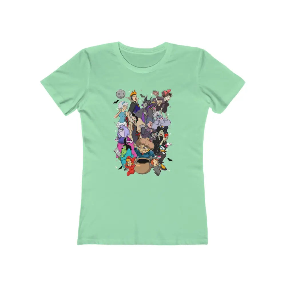 Disney Witches T-Shirts for Fans Solid Mint / M