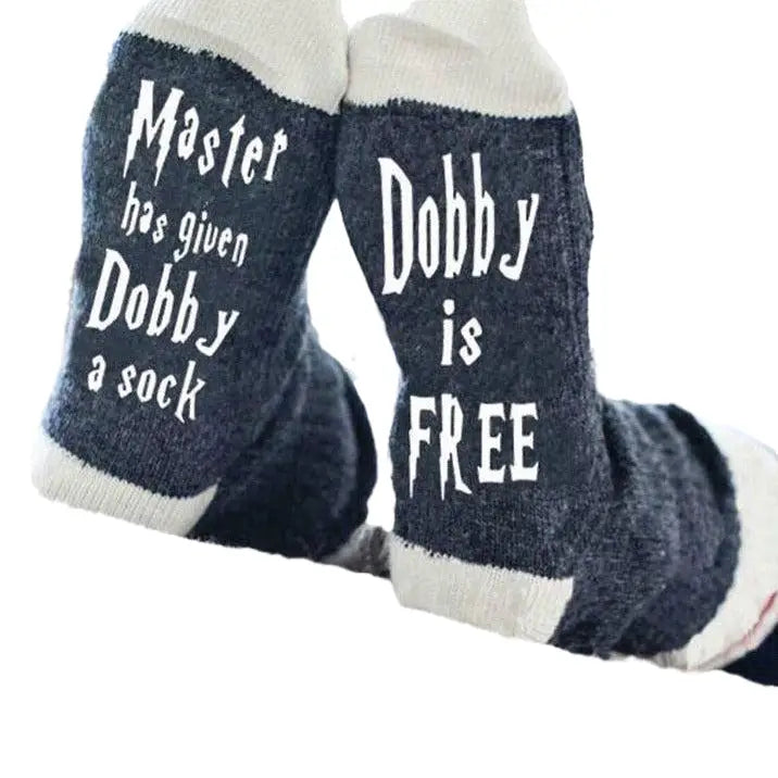 Dobby Knitted Socks - DeepGray - One Size