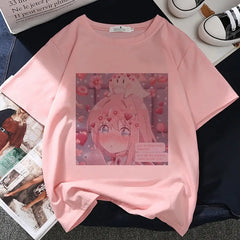 Dolls Pink Japan Anime Oversize T-Shirt