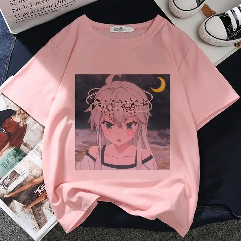 Dolls Pink Japan Anime Oversize T-Shirt