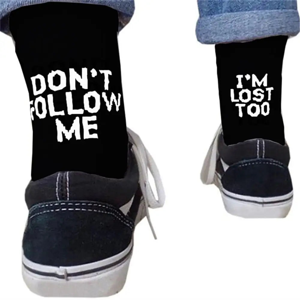 Don’t Follow Me Socks