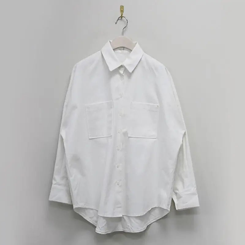 Double Pockets Turn-down Collar Shirt