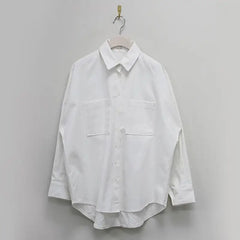 Double Pockets Turn-down Collar Shirt