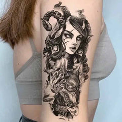 Dragon Snake Waterproof Temporary Tattoo Sticker - Women
