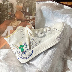 Dreamer Hand-Painted Sneakers Little Prince Design Euro Size