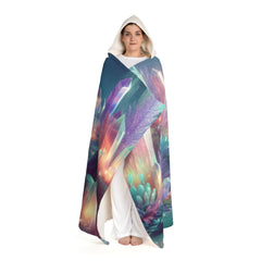 ’Dreamweaver Gleam - Magical Hooded Sherpa Blanket’