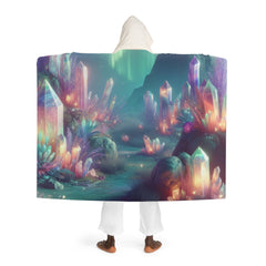 ’Dreamweaver Gleam - Magical Hooded Sherpa Blanket’