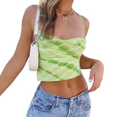E-Girl Backless Bandage Party Tops - Top
