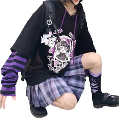 E-Girl Kawaii Anime Gothic Hoodie