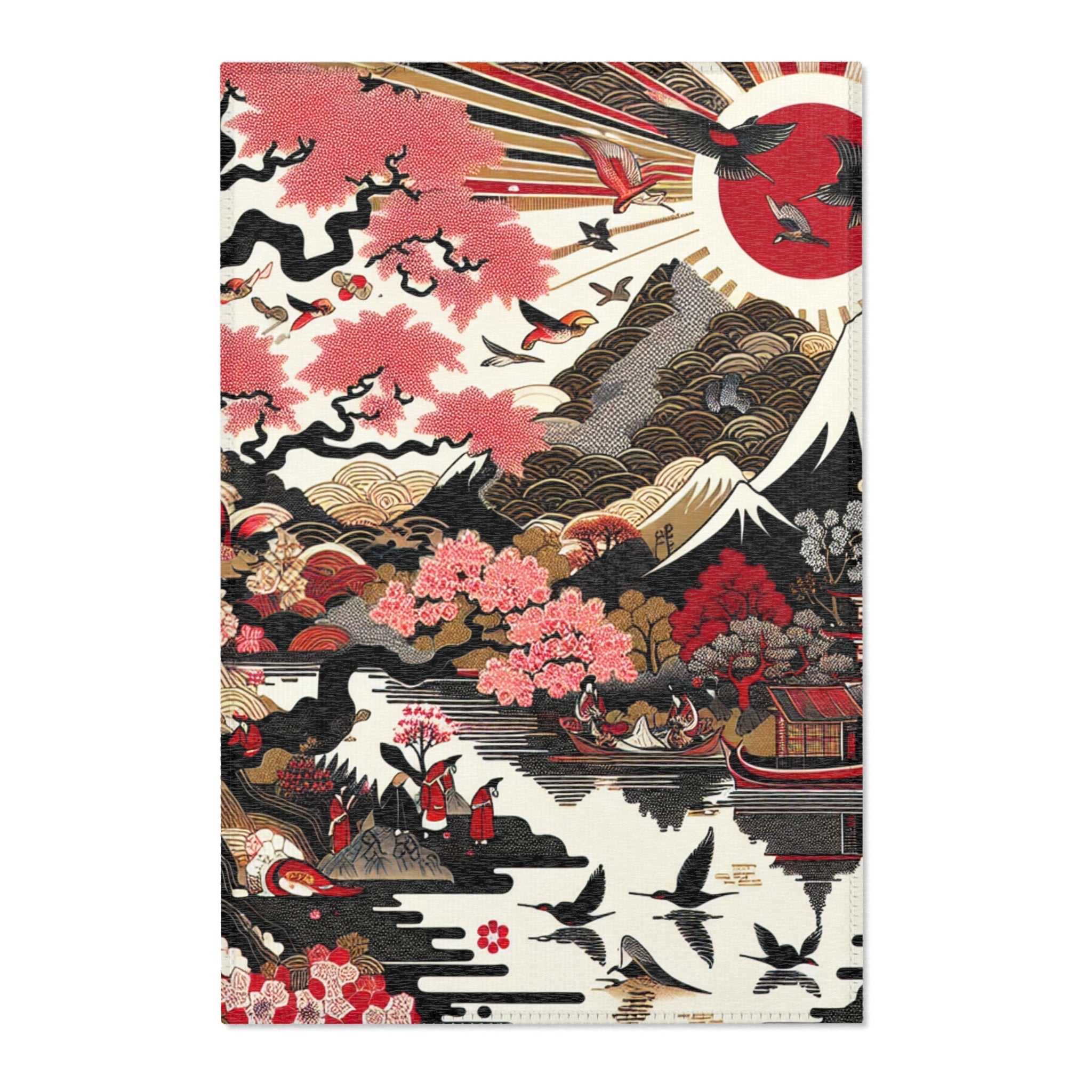 Drawing Japanese Rug Katsuhiro Miyamoto - Japanese Rug - UrbanWearOutsiders