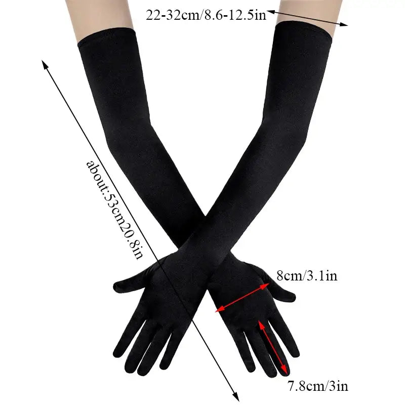 Elbow Length Soft Stylish Gloves for Everyday Wear
