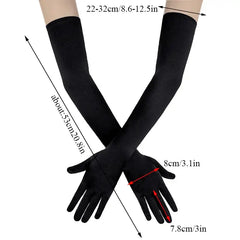 Elbow Length Soft Stylish Gloves for Everyday Wear