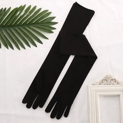 Elbow Length Soft Stylish Gloves for Everyday Wear Matte