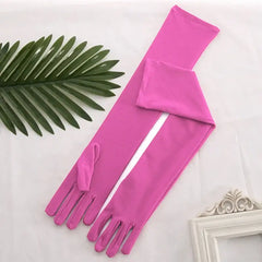 Elbow Length Soft Stylish Gloves for Everyday Wear Matte