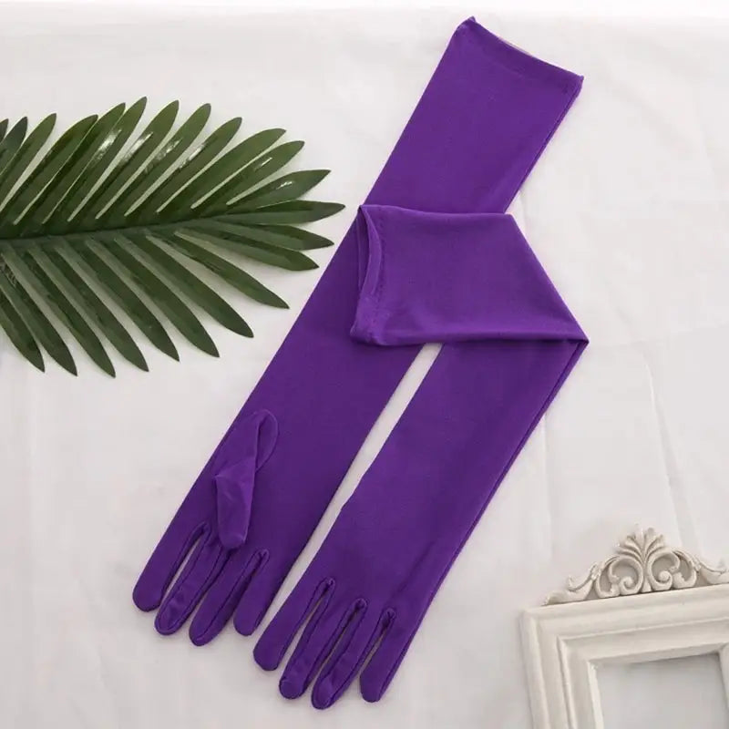 Elbow Length Soft Stylish Gloves for Everyday Wear Matte