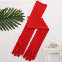 Elbow Length Soft Stylish Gloves for Everyday Wear Matte