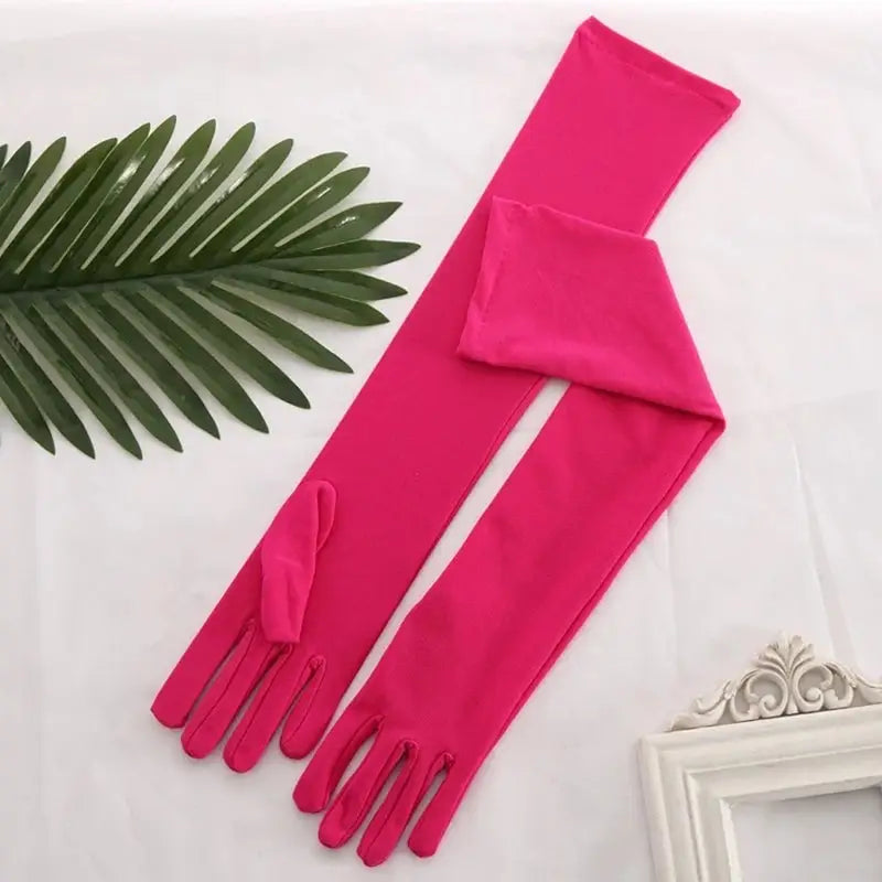 Elbow Length Soft Stylish Gloves for Everyday Wear Matte
