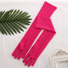 Elbow Length Soft Stylish Gloves for Everyday Wear Matte