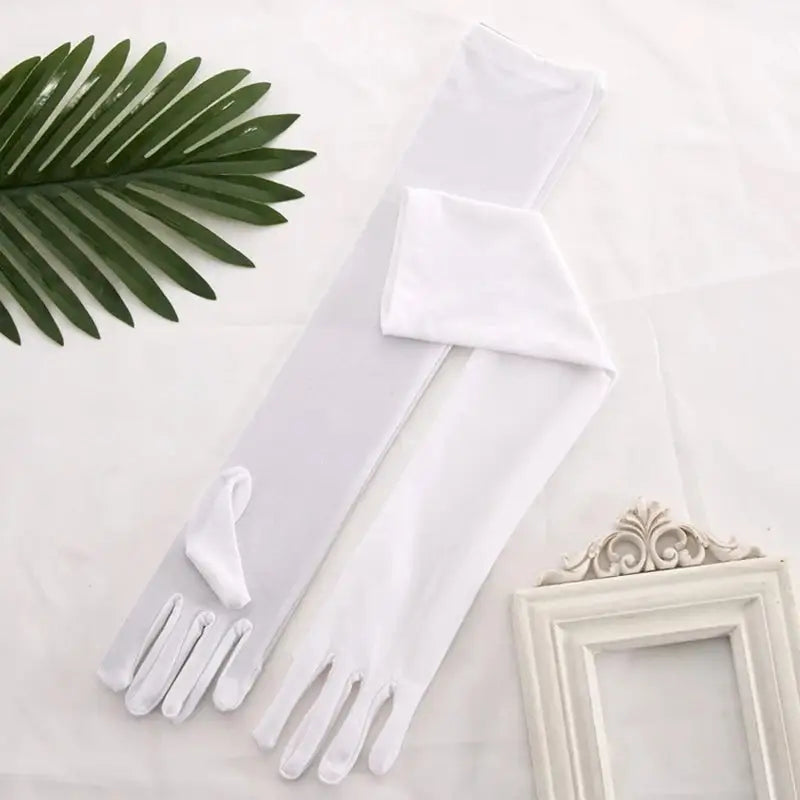 Elbow Length Soft Stylish Gloves for Everyday Wear Matte