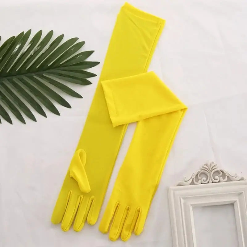 Elbow Length Soft Stylish Gloves for Everyday Wear Matte