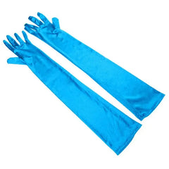 Elbow Length Soft Stylish Gloves for Everyday Wear Satin