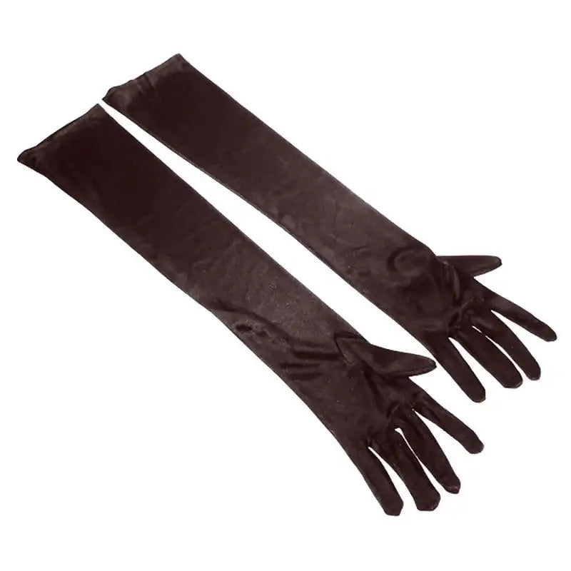 Elbow Length Soft Stylish Gloves for Everyday Wear Satin