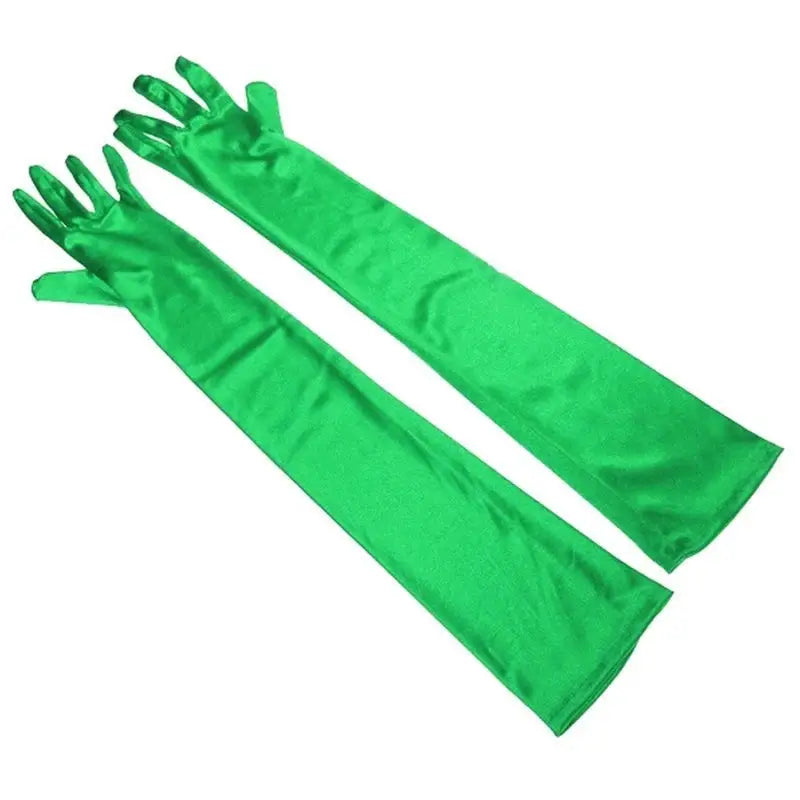 Elbow Length Soft Stylish Gloves for Everyday Wear Satin