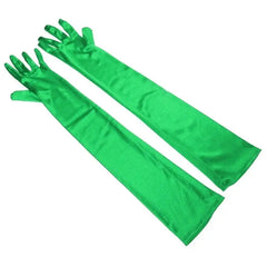 Elbow Length Soft Stylish Gloves for Everyday Wear Satin