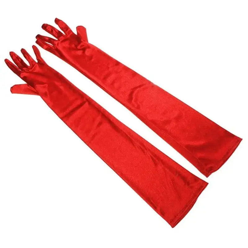 Elbow Length Soft Stylish Gloves for Everyday Wear Satin