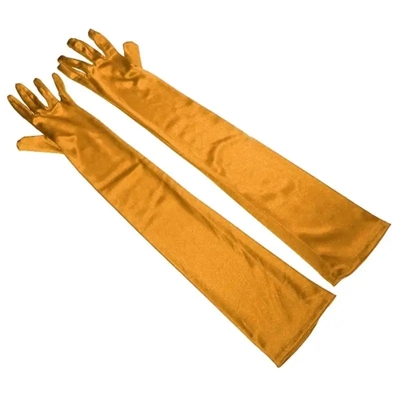 Elbow Length Soft Stylish Gloves for Everyday Wear Satin