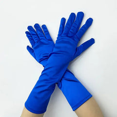 Elbow Length Soft Stylish Gloves for Everyday Wear Satin