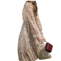 Thumbnail for Elegant Chiffon Elastic Waist Dress