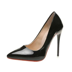 Elegant Platform High Heel Shoes Euro Size Guide Black / 35
